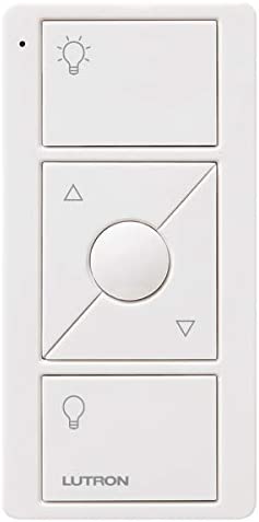 Lutron Pico Smart Remote Control for Caséta Smart Dimmer Switch | PJ2-3BRL-WH-L01R | White