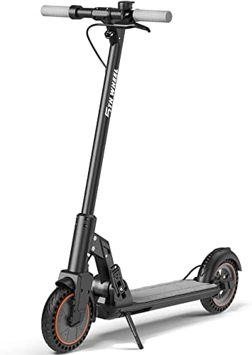 Electric Scooter – 5TH WHEEL M2 Electric Scooter Adults, 19 Miles Long Range & 15.5 Mph, 8.5″ Honeycomb Tire, Triple Brakes & Cushioning, Foldable with Night Light Sport Scooters 220lbs Max Load