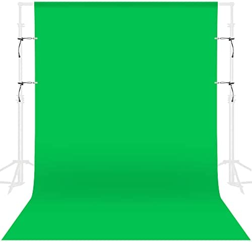 GFCC Green Screen Backdrop Background – 7x10FT Photography Backdrop Photo Background Screen for Video Recording Greenscreen Picture Photoshoot