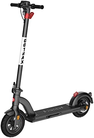 Gotrax G4 Series Electric Scooter -10″ Pneumatic Tires, 25/42/45 Miles Range, 20Mph Power by 350W Motor, Double Anti-Theft Lock and Cruise Control for Foldable Commuter E-Scooter for Adult