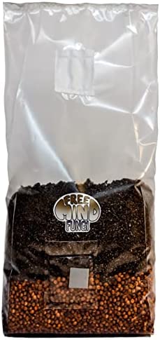 Mushroom Grow Kit for Manure Loving Mushrooms. ‘All in one’ Style Mushroom Grow kit. Over 3lbs of Substrate. Yields Over 2lbs Fresh, and 2-3oz Dry Like Magic.