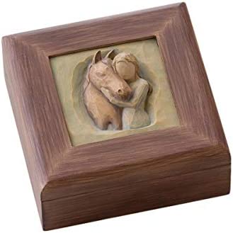 Willow Tree Quiet Strength, sculpted hand-painted memory box