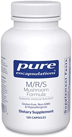 Pure Encapsulations M/R/S Mushroom Formula | Hypoallergenic Supplement Promotes Immune Health and Provides Broad-Spectrum Physiological Support | 120 Capsules