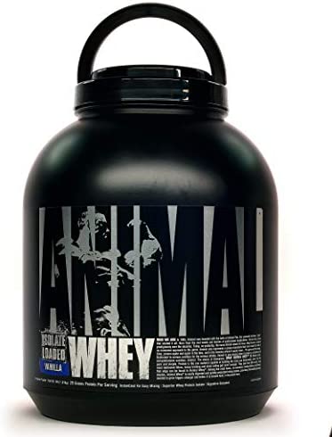 Animal Whey Isolate Whey Protein Powder – Isolate Loaded for Post Workout and Recovery – Low Sugar with Highly Digestible Whey Isolate Protein – Vanilla – 4 Pound (Pack of 1) (Packaging May Vary)