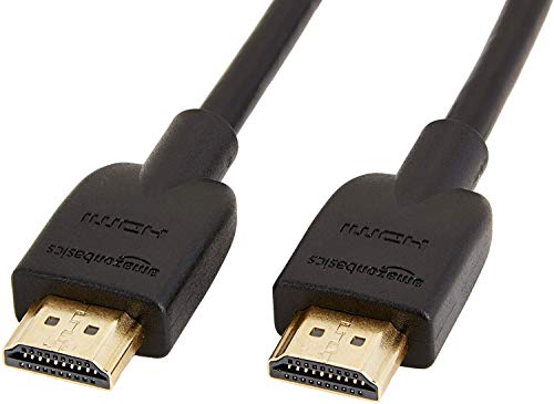 Amazon Basics High-Speed HDMI Cable (18Gbps, 4K/60Hz) – 3 Feet, Black