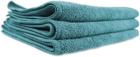 Chemical Guys MICMGREEN03 Workhorse Professional Grade Microfiber Towel, Green, 16″ x 16″, Pack of 3