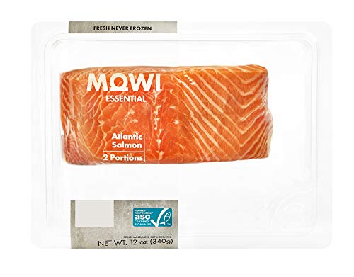 MOWI Essential Atlantic Salmon Portions 2-portions 12 oz, Fresh Never Frozen