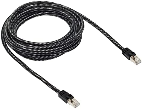 Amazon Basics Braided RJ45 Cat-7 Gigabit Ethernet Patch Internet Cable – 10 Feet