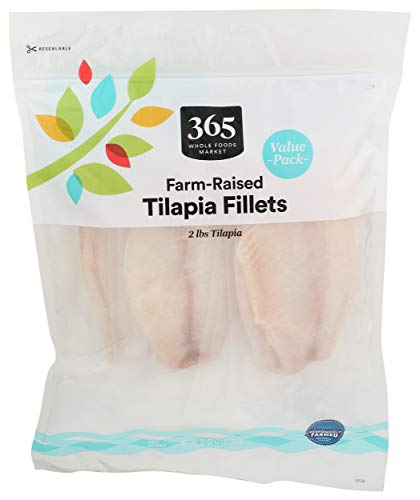 365 by Whole Foods Market, Value Pack Tilapia Fillet Farm Raised Frozen, 32 Ounce