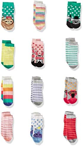 Spotted Zebra Kids Cotton Crew Socks