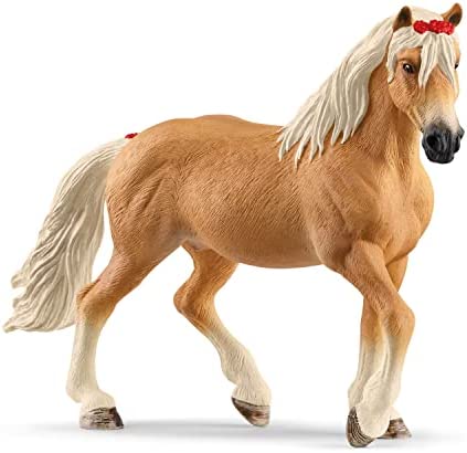 Schleich Horses 2023, Horse Club, Horse Toys for Girls and Boys Haflinger Mare Horse Toy Figurine, Ages 5+