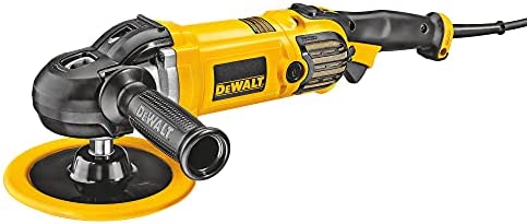 DEWALT Buffer/Polisher, Variable Speed, Soft Start, 7-Inch/9-Inch (DWP849X) , Yellow