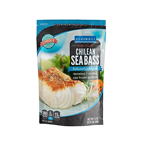 Seamazz Chilean Sea Bass, 12 Oz (Frozen)