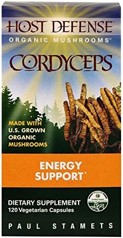 Host Defense – Cordyceps Energy Support – 120 Vegetarian Capsules