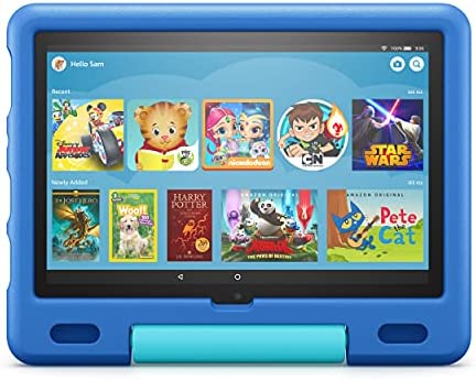 Amazon Kid-Proof Case for Fire HD 10 tablet (Only compatible with 11th generation tablet, 2021 release) – Sky Blue