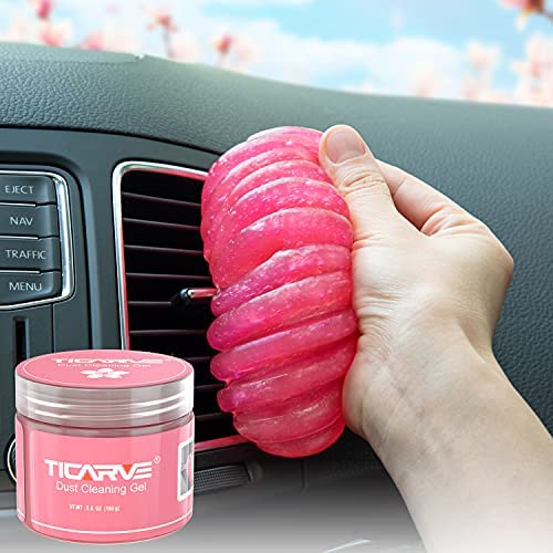 TICARVE Car Cleaning Gel Detailing Putty Car Putty Auto Detailing Tools Car Interior Cleaner Cleaning Slime Car Assecories Keyboard Cleaner Rose