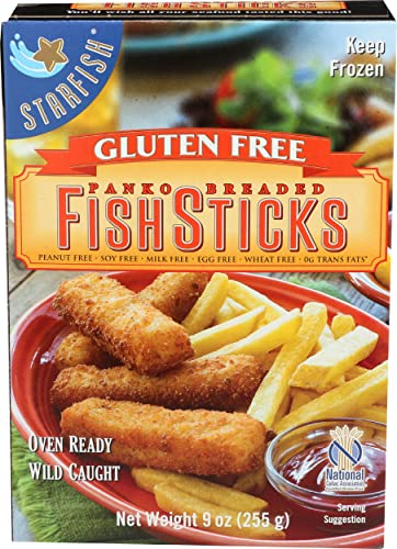 Starfish, Gluten-Free Fish Sticks, 9 oz (Frozen)