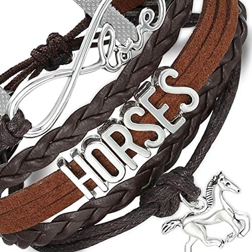 Yabber Horse Love Forever & Ever Infinity Bracelet – Leather Wrap