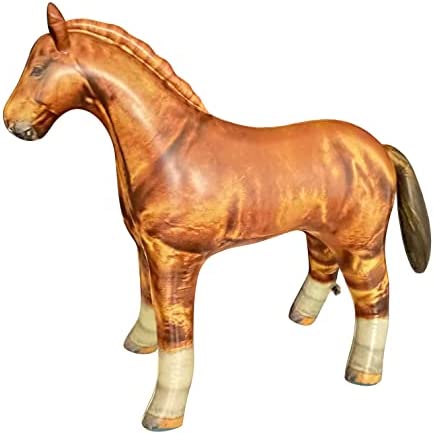 Jet Creations Inflatable Horse 38″ long Great for pool party decoration, birthday kids and adult stuffed animals AN-HORSE (Packaging may vary)