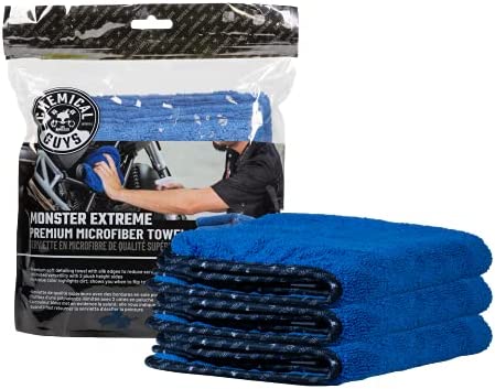 Chemical Guys Monster Extreme Thickness Premium Microfiber Towel (16″ x 16″)