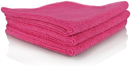 Chemical Guys MIC10103 Microfiber Towel (Pink 15″ x 15″)