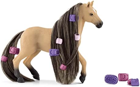 Schleich Horse Club Sofia’s Beauties Andalusian Mare Toy Horse Set for Girls and Boys for 5 years and up with Brushable Hair and Accessories,14 Pieces