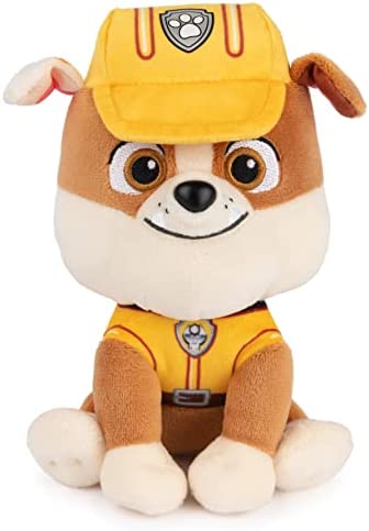 GUND Official PAW Patrol Rubble in Signature Construction Uniform Plush Toy, Stuffed Animal for Ages 1 and Up, 6″ (Styles May Vary)