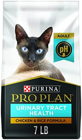 Purina Pro Plan Urinary Tract Cat Food, Chicken and Rice Formula – 7 lb. Bag