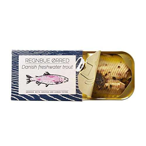 Fangst REGNBUE ØRRED, Danish Freshwater Trout Smoked with Juniper and Lemon Thyme 100g