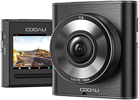 COOAU Mini Dash Cam, Dash Camera for Cars FHD 1920x1080P, Dashcam Front with 2″ IPS Screen, Car Dash Camera Built-in Night Vision, Wide Angle, Supercapacitor, WDR, G-Sensor, Loop Record(M53)