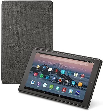 Amazon Fire HD 10 Tablet Case (7th Generation, 2017 Release), Charcoal Black